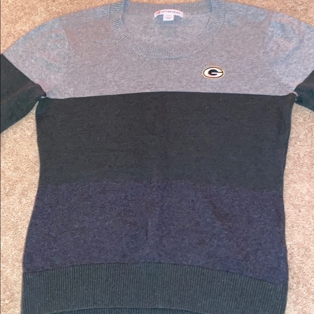 cutter & buck womens green bay packer sweater